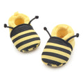 Cute Cartoon Yellow Bee Pattern Newborn Baby Infant Shoes Elastic Band Soft First Walker Baby Shoes