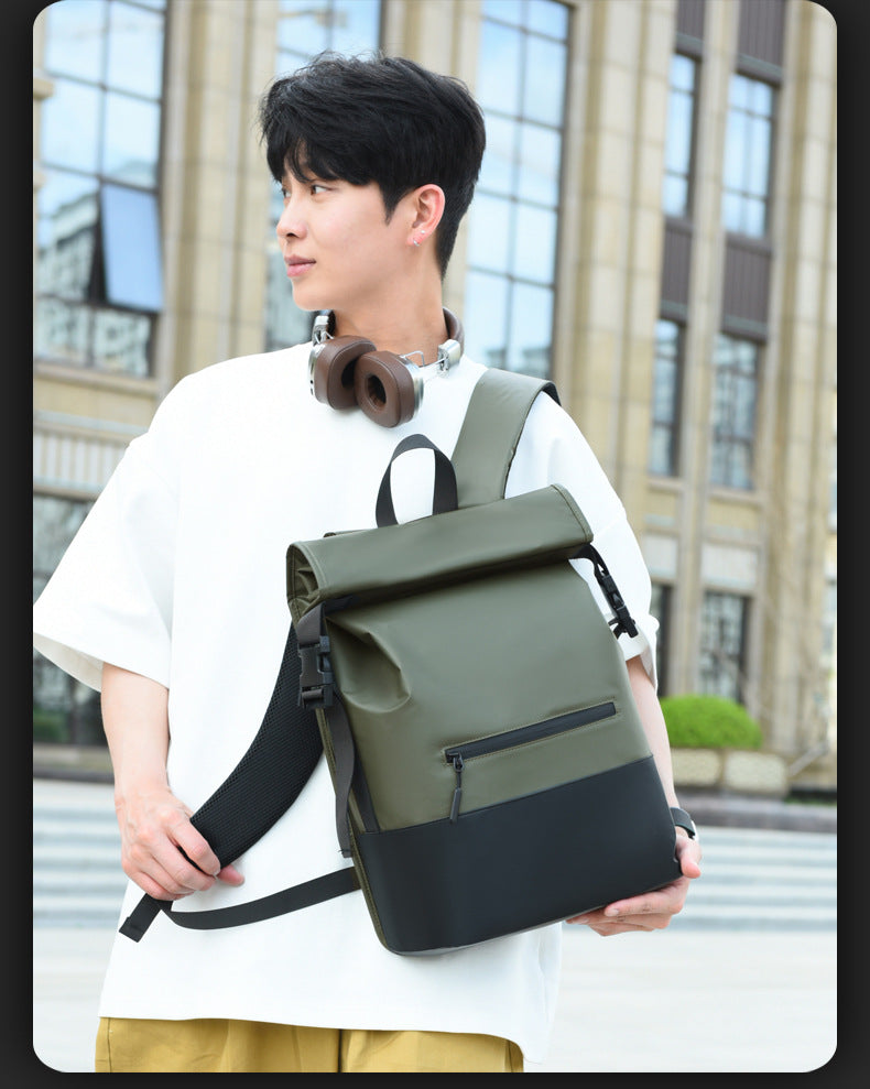 Trendy and Cool Computer Bags for Men and Women, Versatile Trendy Backpacks, Large-Capacity Short-Distance Travel Bags, Casual Waterproof Backpacks