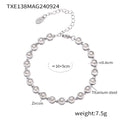 INS Internet Celebrity Bohemian Zircon Bracelet Simple Advanced Dopamine Necklace Advanced Temperament Jewelry suit