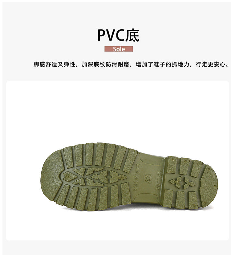 Water Shoes for Women, Chelsea Style with Fleece Lining, Short Rain Boots for Men, Low-Top Rubber Shoes for Men and Women, Non-Slip and Wear-Resistant