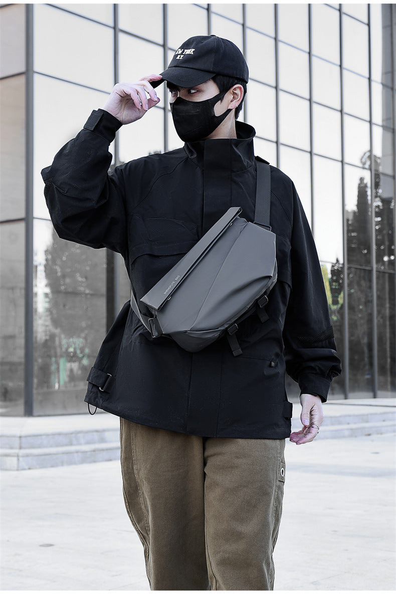 Men's Trendy Brand Crossbody Waterproof Large Capacity Messenger Bag Shoulder Bag Chest Bag Business Casual Men's Bag High-end Satchel