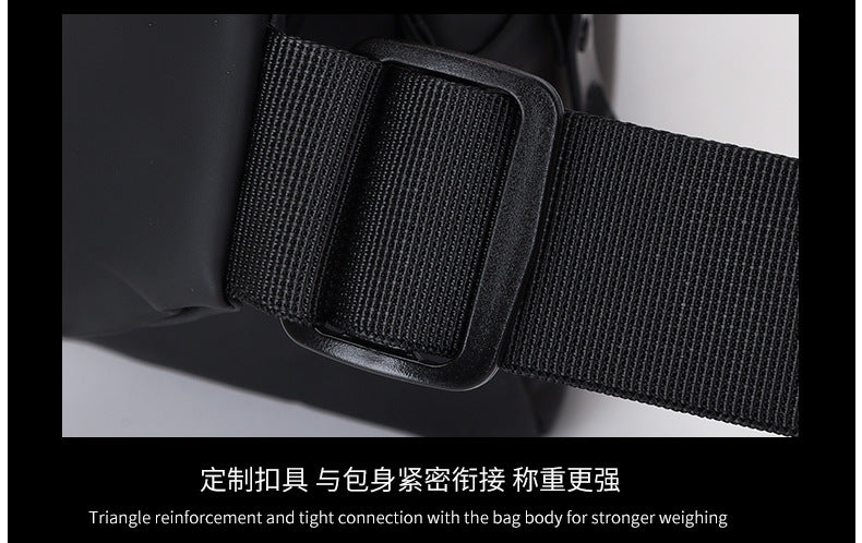 Men's Trendy Brand Crossbody Waterproof Large Capacity Messenger Bag Shoulder Bag Chest Bag Business Casual Men's Bag High-end Satchel