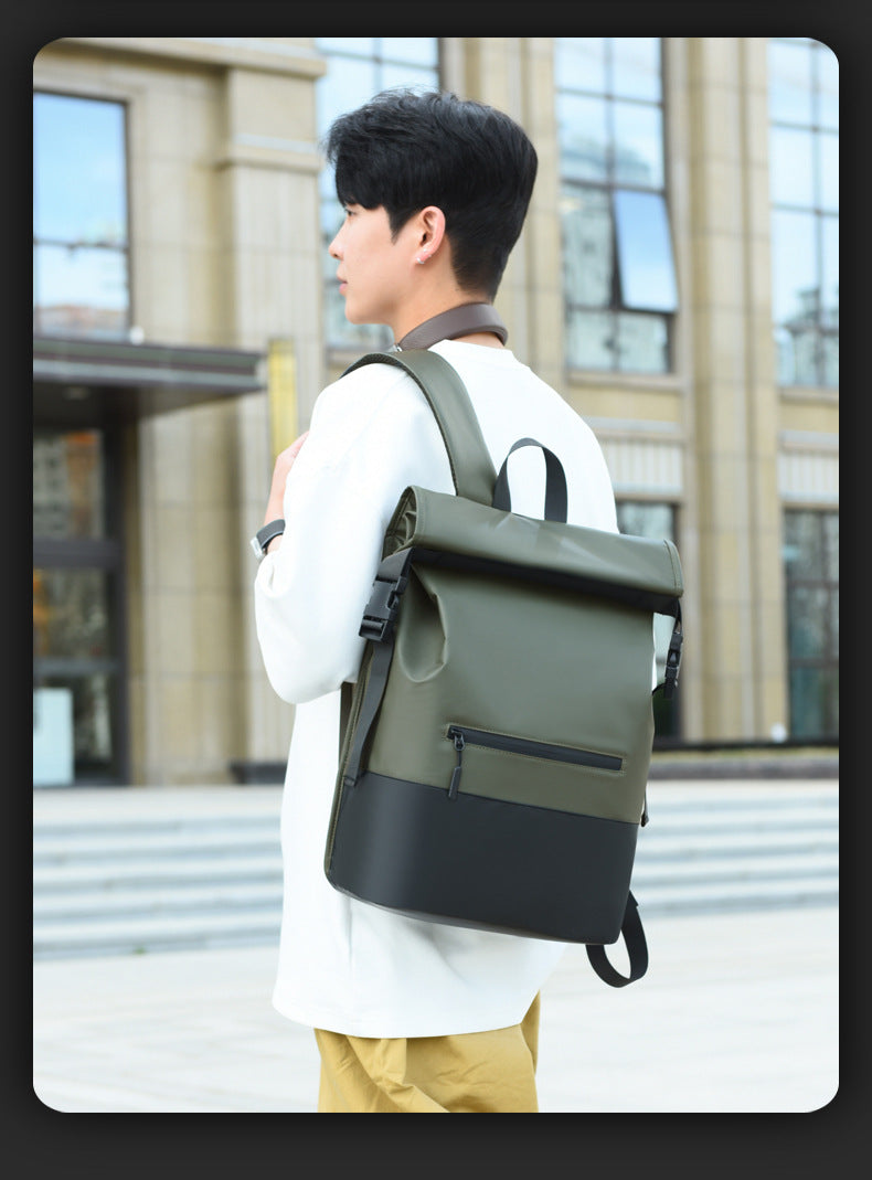 Trendy and Cool Computer Bags for Men and Women, Versatile Trendy Backpacks, Large-Capacity Short-Distance Travel Bags, Casual Waterproof Backpacks