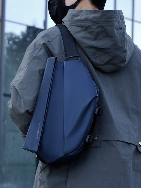 Men's Trendy Brand Crossbody Waterproof Large Capacity Messenger Bag Shoulder Bag Chest Bag Business Casual Men's Bag High-end Satchel