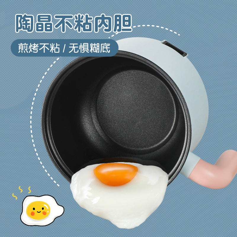 Electric Cooking Pot Dormitory Student Household Small Electric Hot Pot Mini Small Electric Pot Instant Noodle Pot Cooking Noodles Small Pot Gift Wholesale