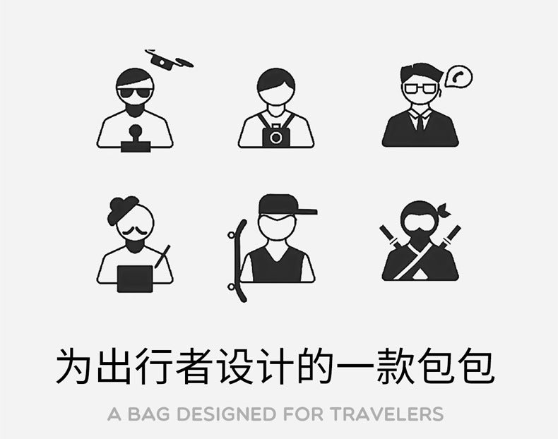 Men's Trendy Brand Crossbody Waterproof Large Capacity Messenger Bag Shoulder Bag Chest Bag Business Casual Men's Bag High-end Satchel