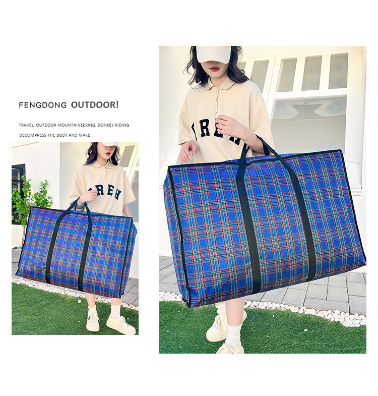 Wholesale Moving Packing Bags, Woven Bags, Oxford Cloth Storage Bags, Large Capacity Water-Resistant Quilt Storage Moving Bags