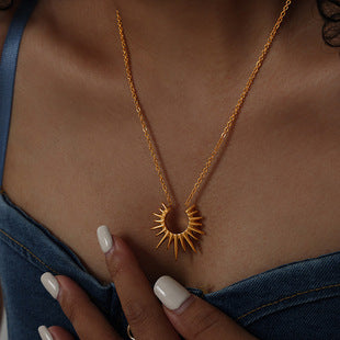 INS Internet Celebrity Bohemian Zircon Bracelet Simple Advanced Dopamine Necklace Advanced Temperament Jewelry suit