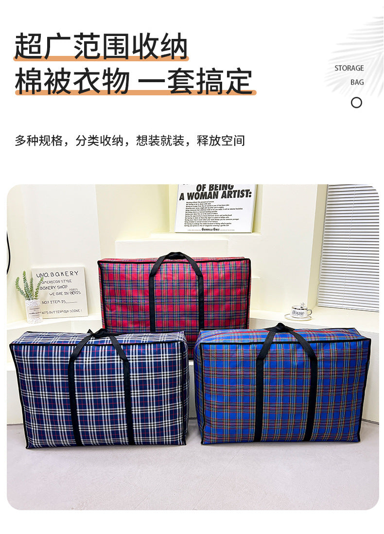 Wholesale Moving Packing Bags, Woven Bags, Oxford Cloth Storage Bags, Large Capacity Water-Resistant Quilt Storage Moving Bags