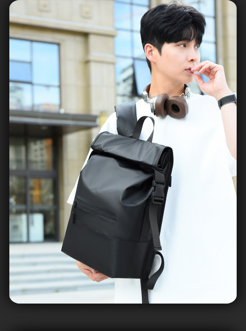 Trendy and Cool Computer Bags for Men and Women, Versatile Trendy Backpacks, Large-Capacity Short-Distance Travel Bags, Casual Waterproof Backpacks