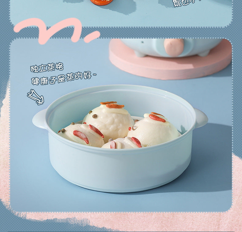 Electric Cooking Pot Dormitory Student Household Small Electric Hot Pot Mini Small Electric Pot Instant Noodle Pot Cooking Noodles Small Pot Gift Wholesale