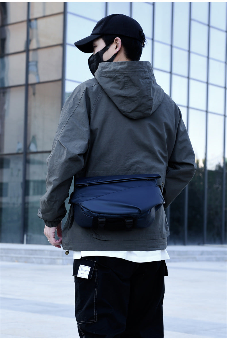 Men's Trendy Brand Crossbody Waterproof Large Capacity Messenger Bag Shoulder Bag Chest Bag Business Casual Men's Bag High-end Satchel
