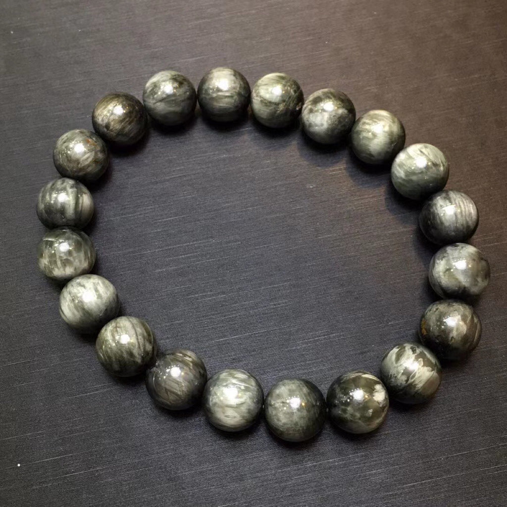 Natural Eagle Eye Stone Single Circle Fashion Bracelet for Men and Women, Light Luxury and Simple Pattern Bracelet