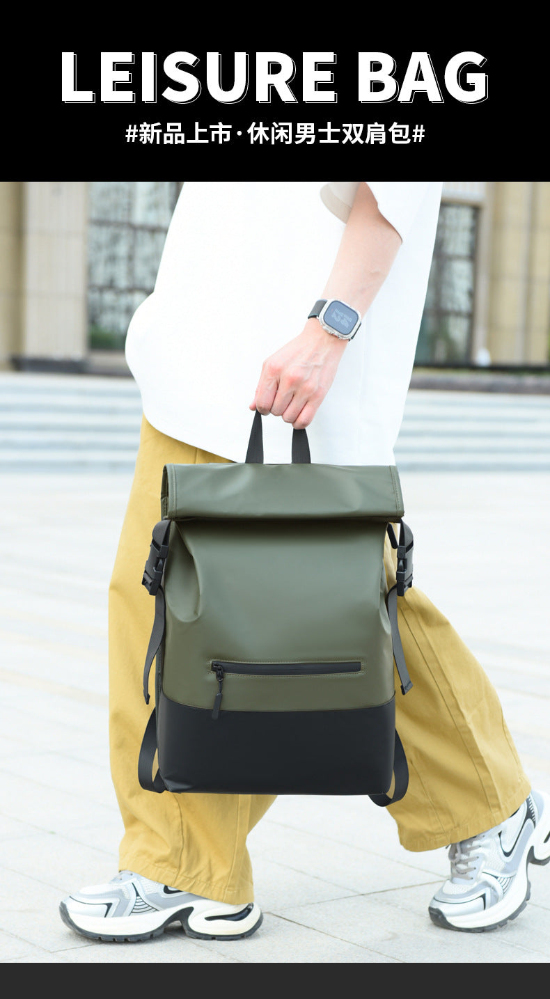 Trendy and Cool Computer Bags for Men and Women, Versatile Trendy Backpacks, Large-Capacity Short-Distance Travel Bags, Casual Waterproof Backpacks