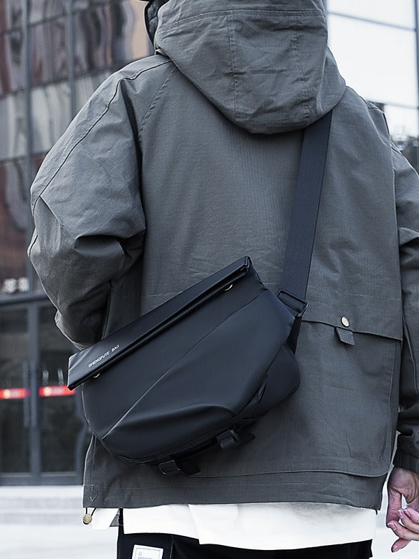Men's Trendy Brand Crossbody Waterproof Large Capacity Messenger Bag Shoulder Bag Chest Bag Business Casual Men's Bag High-end Satchel