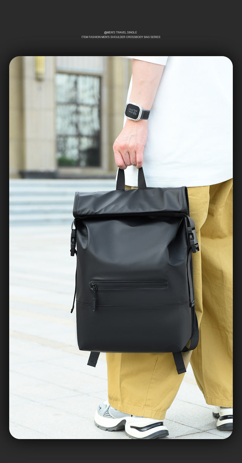 Trendy and Cool Computer Bags for Men and Women, Versatile Trendy Backpacks, Large-Capacity Short-Distance Travel Bags, Casual Waterproof Backpacks
