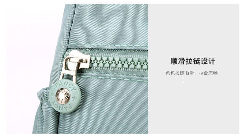 Nylon Cloth Multi-Layer Shoulder Bag Lightweight Simple Casual Crossbody Bag 2025 New Large Capacity Mother's Money Bag