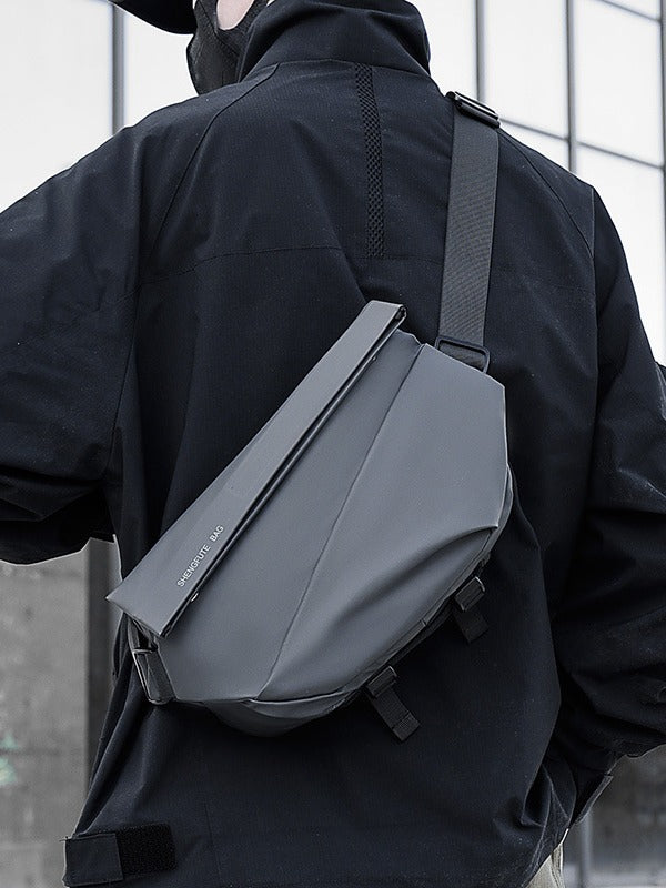 Men's Trendy Brand Crossbody Waterproof Large Capacity Messenger Bag Shoulder Bag Chest Bag Business Casual Men's Bag High-end Satchel