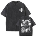 Washed Vintage Rock Band My Chemical Romance Long Live The Black Parade Graphic T Shirt Men Women Oversized Punk Emo T-shirts
