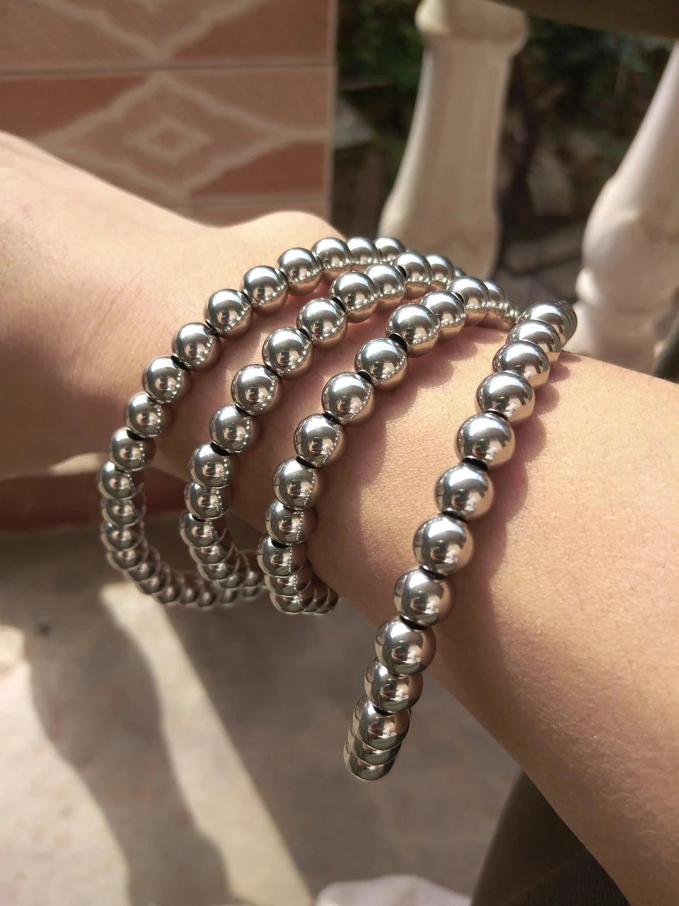 Titanium Steel Bracelet Necklace Chain Prayer Beads Self Defense Waist Faith Buddha Cross Pendant Mens Gadgets For Jewelry Gifts