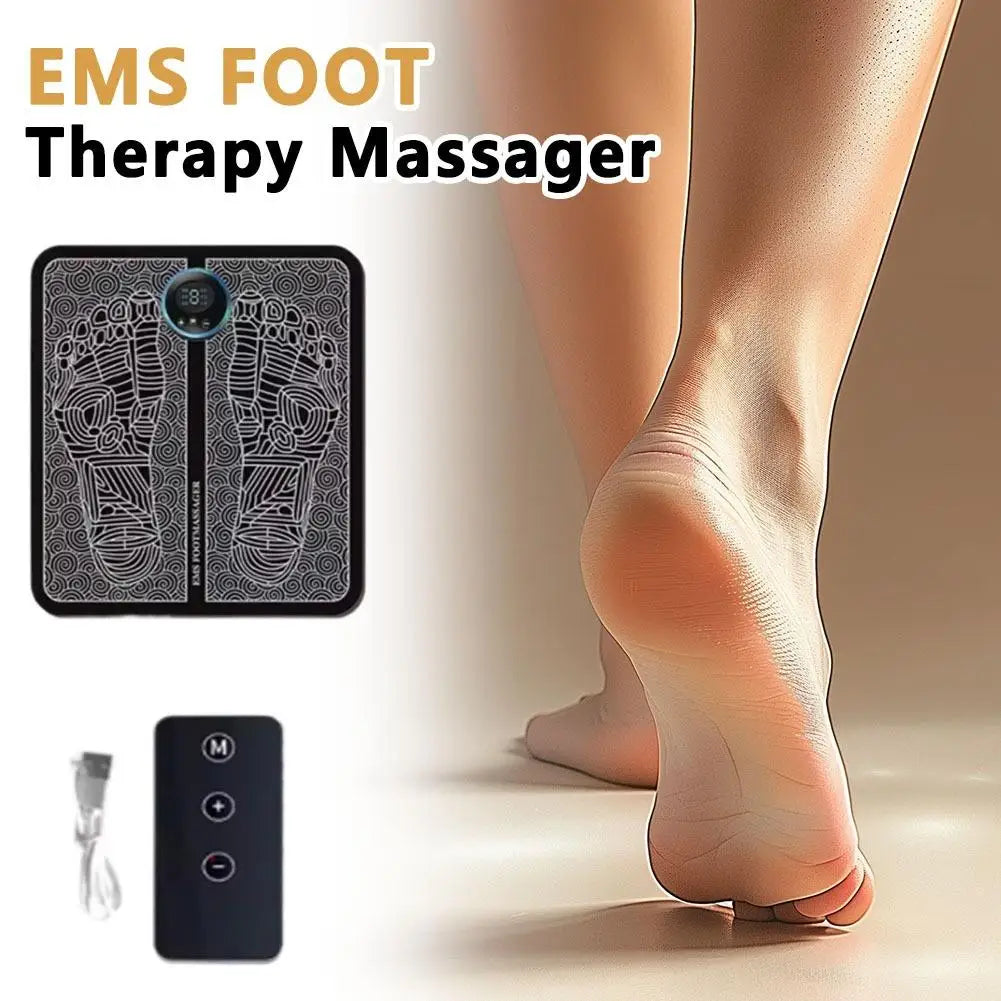 Electric Foot Massager Pad With Remote EMS Massage Foot Mat Muscle Massage Relaxation Trainer For Massage Fitness Gifts