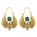 Vintage Egyptian Style Wing Earrings For Women, Men, Gypsy Tribe Women, Charming And Luxurious Halloween Party Gifts 2025