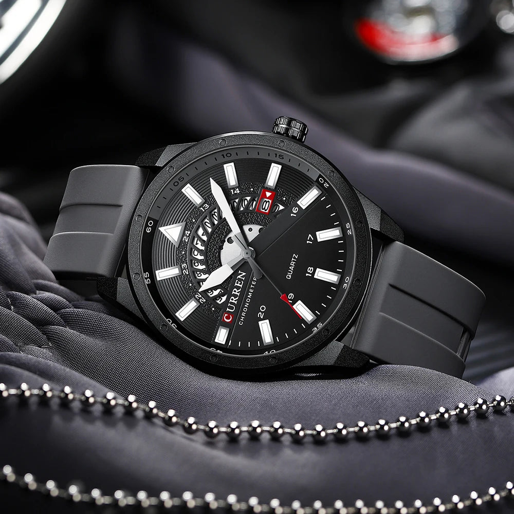 CURREN Watch For Men Top Brand Luxury Men's Watch Leather Quartz Watch Sports Waterproof Men's Clock Relogio Masculino