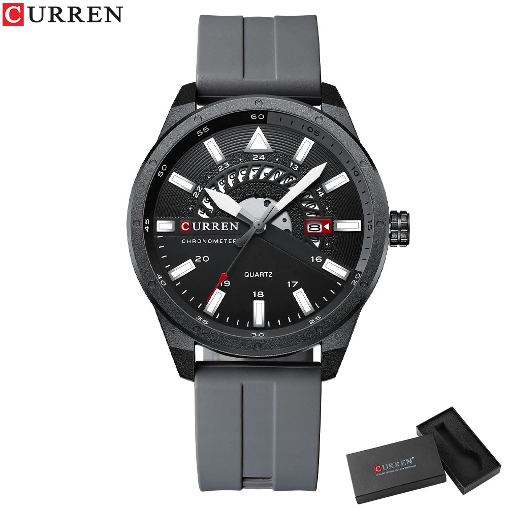 CURREN Watch For Men Top Brand Luxury Men's Watch Leather Quartz Watch Sports Waterproof Men's Clock Relogio Masculino