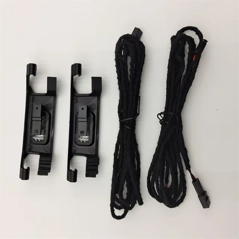 2pcs  Rear footlight LED Footwell Lighting + Cable Rear set for T-ROC Jetta Polo T-Cross Enyaq