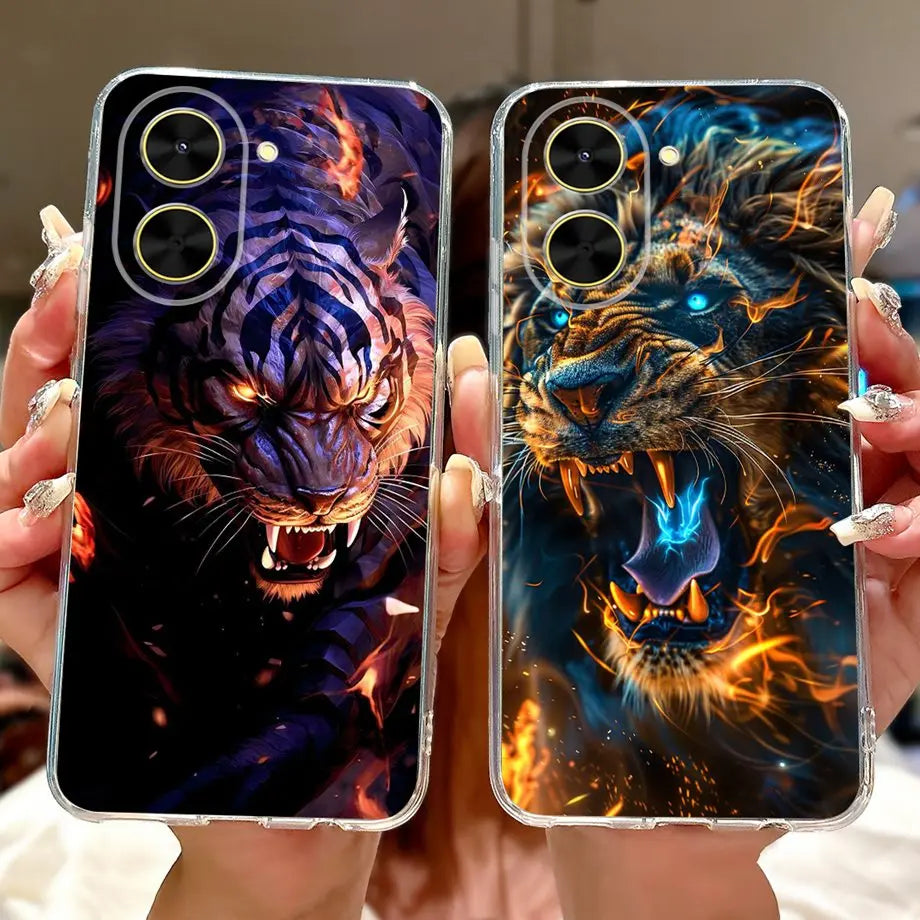 For Xiaomi Redmi A5 NFC Phone Case Redmi A5 Europe Soft Clear Silicone Funda Bowknot Luxury Flower Cartoon Animals Bumper