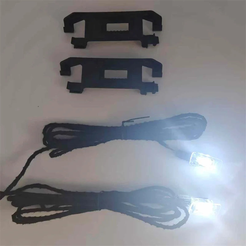 2pcs  Rear footlight LED Footwell Lighting + Cable Rear set for T-ROC Jetta Polo T-Cross Enyaq