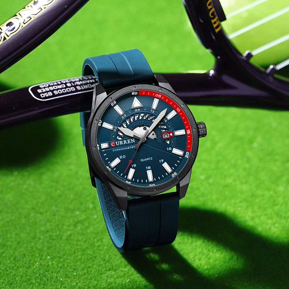 CURREN Watch For Men Top Brand Luxury Men's Watch Leather Quartz Watch Sports Waterproof Men's Clock Relogio Masculino
